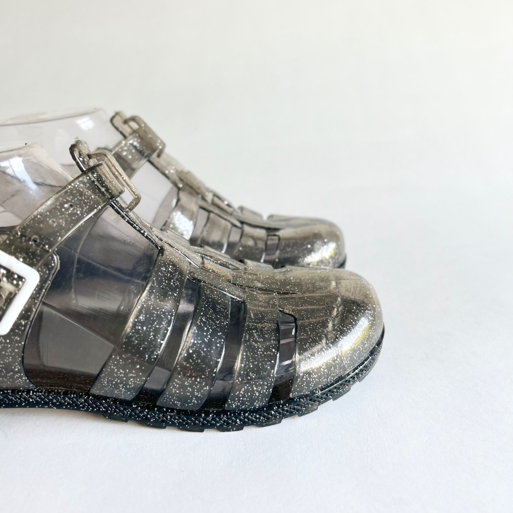 Unbranded Transparent Silver Jelly Ankle Strap Sandals size 6 - Picture 13 of 14